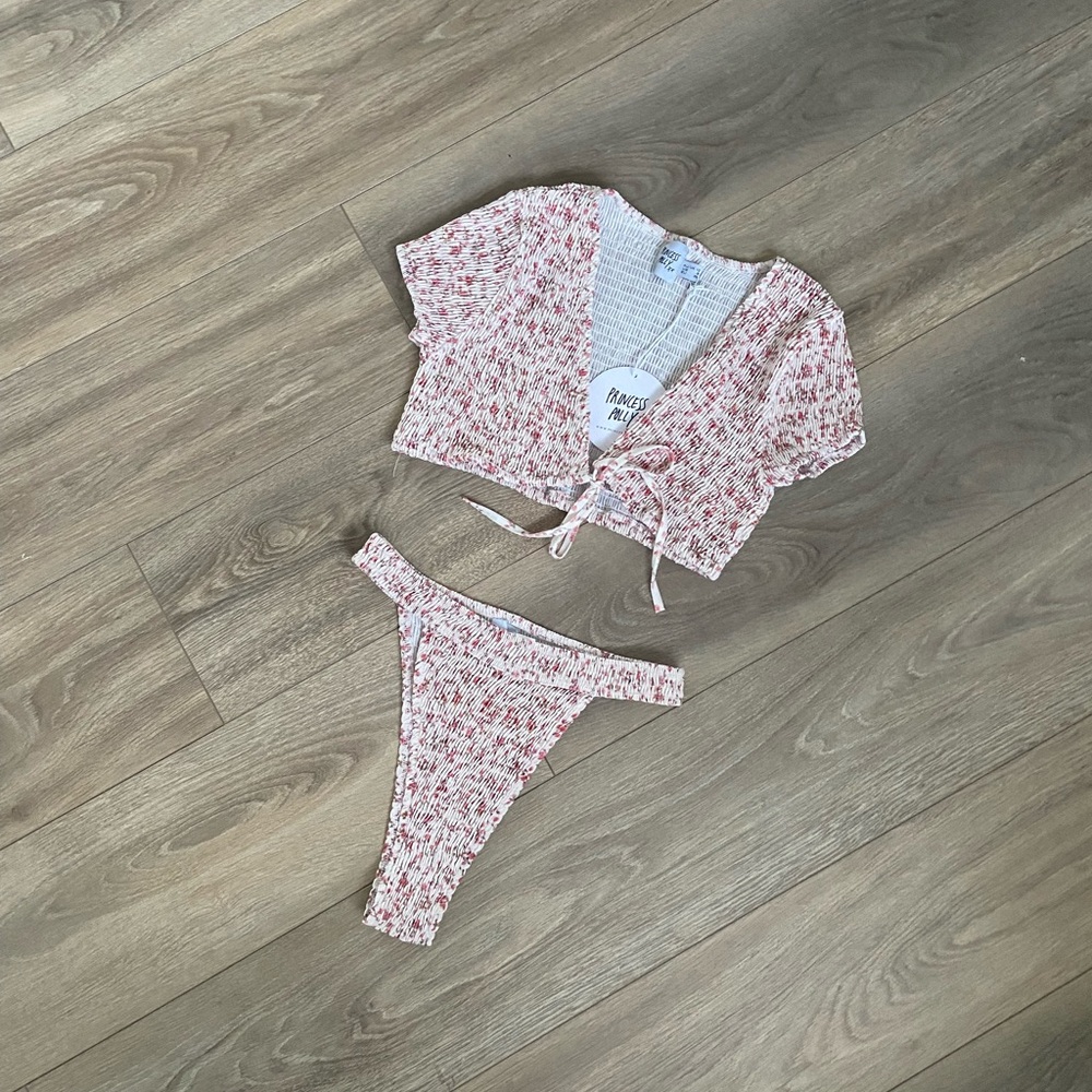 Womens Princess Polly swimsuit, size 6, pink floral - Picture 1 of 2
